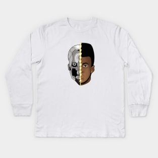 Face Off Kids Long Sleeve T-Shirt